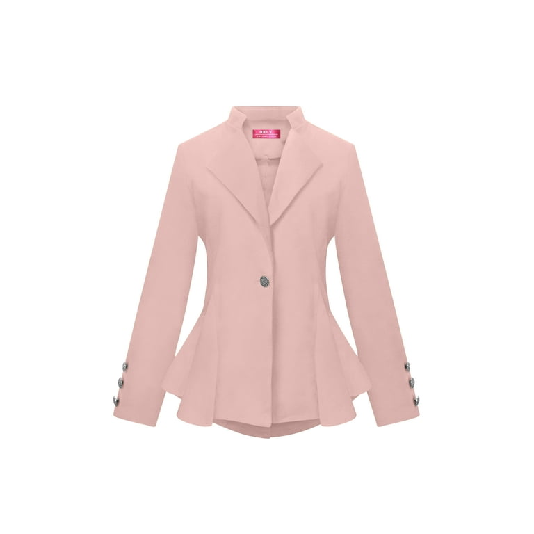 Ladies peplum clearance jacket