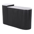 thumbnail image 1 of ZUO Ormara Marble-Top Console Table Set in White & Black (Set of 2), 1 of 5