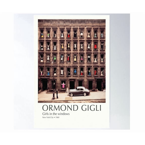 Ormond Gigli Nyc 1960 Girls In Windows Wall Art Home Decor Office Wall Art