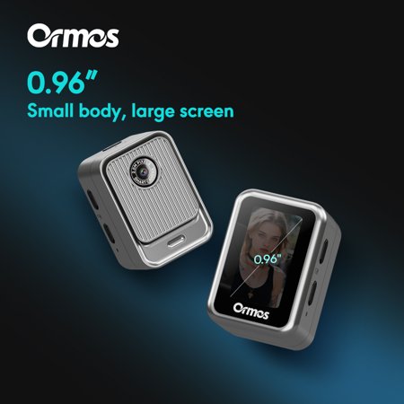 Ormos S131 Ultra-Light Mini Camera, 0.96 Inch Screen, Wearable Travel Camera & Photo Ornament, 16g Portable Hanging Camera With Type-C Charging price history and forecast - Ormos S131