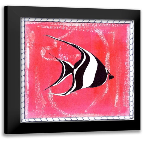 Ormsby, Anne 12x12 Black Modern Framed Museum Art Print Titled - Beach Front Angel