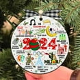 OrnaVibeNotable Events 2024 Christmas Ornament, Milton 2024 Ornament
