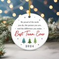 OrnaVibeTeam Gifts For Employees, Christmas Ornaments 2024, Employee