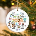 OrnaVibeYear In Review 2024 Christmas Ornament, Newsmaker Cute 2024
