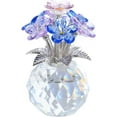thumbnail image 1 of Ornalrist Colorful K9 Crystal Forget Me Not Flower Figurine, Forget-me-not Gifts for Women, Mom, Friend, Meaningful Remembrance Gifts, Glass Flowers Figurines Collectibles, 1 of 12