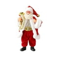 thumbnail image 1 of Santa Claus Doll Toy Ornament - 4 Styles Christmas Santa Ornaments Holiday Santa Figurines Decorations For Christmas Tree Home, 1 of 3