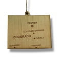 thumbnail image 1 of Ornament - CUSTOM - Colorado State with Cities, 1 of 12