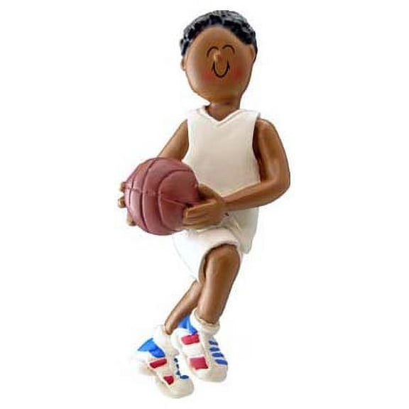 Ornament Central OC-100-MAA Male African/American Basketball Figurine