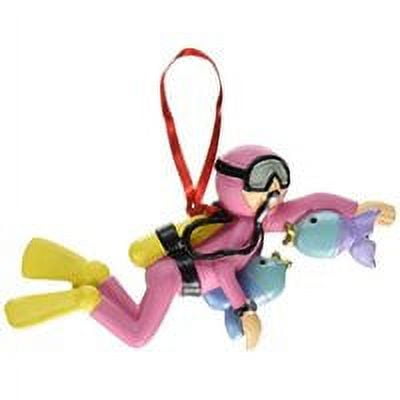 Ornament Central OC-124-F Female Scuba Diver Figurine