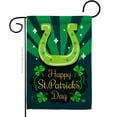 thumbnail image 1 of Ornament Collection G190053-BO Lucky St Patrick Double-Sided Decorative Garden Flag, Multi Color, 1 of 1