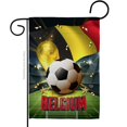 thumbnail image 1 of Ornament Collection G190115-BO 13 x 18.5 in. World Cup Belgium Sports Soccer Double-Sided Vertical House Decoration Banner Garden Flag - Yard Gift, 1 of 1