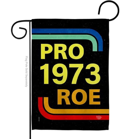 Ornament Collection G190161-BO 13 x 18.5 in. Pro 1973 Roe Support Feminism Double-Sided Vertical Decorative Garden Flag