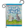 thumbnail image 1 of Ornament Collection G192019-BO Happy Easter Bunnies Lovely Egg Springtime Double-Sided Decorative Garden Flag, Multi Color, 1 of 1