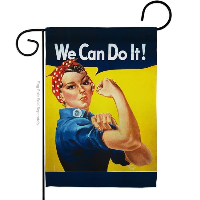 Ornament Collection G192078-BO Girl Power Support Feminism 13 x 18.5 in. Double-Sided Decorative Vertical Garden Flags for House Decoration Banner Yard Gift