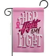 thumbnail image 1 of Ornament Collection G192328-BO Her Fight is My Support Awareness 13 x 18.5 in. Double-Sided Decorative Vertical Garden Flags for House Decoration Banner Yard Gift, 1 of 1