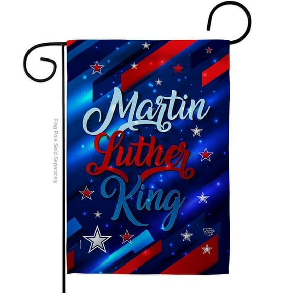 Ornament Collection G192383-BO 13 x 18.5 in. Martin Luther King Black History Double-Sided Decorative Vertical Garden Flags - House Decoration Banner Yard Gift