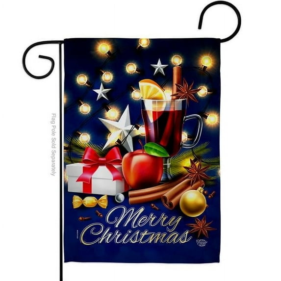 Ornament Collection G192685-BO 13 x 18.5 in. Christmas Wishes Garden Flag with Winter Double-Sided Decorative Vertical Flags House Decoration Banner Yard Gift