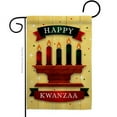 thumbnail image 1 of Ornament Collection G192716-BO 13 x 18.5 in. First Fruits Harvest Black History Kwanzaa Double-Sided Decorative Vertical Garden Flags - House Decoration Banner Yard Gift, 1 of 1