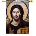 thumbnail image 1 of Ornament Collection H192561-BO Christ Pantocrator Religious Faith Double-Sided Garden Decorative House Flag, Multi Color, 1 of 1