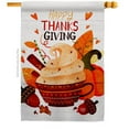 thumbnail image 1 of Ornament Collection H192661-BO 28 x 40 in. Thanks Giving House Flag with Fall Thanksgiving Double-Sided Decorative Vertical Flags Decoration Banner Garden Yard Gift, 1 of 1