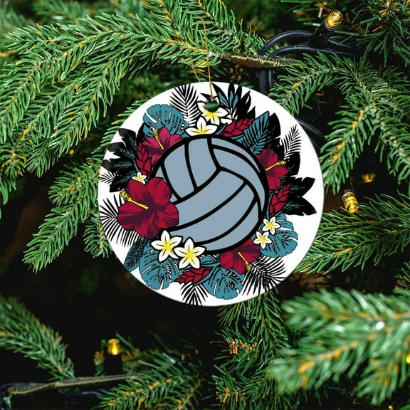 Ornament Custom Volleyball Player Gift Idea Stocking Name Tags Volleyball Sports Best Gifts for Christmas Holiday Present