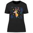 thumbnail image 1 of Ornament Deer T-Shirt Women -Image by Shutterstock, Female XX-Large, 1 of 2