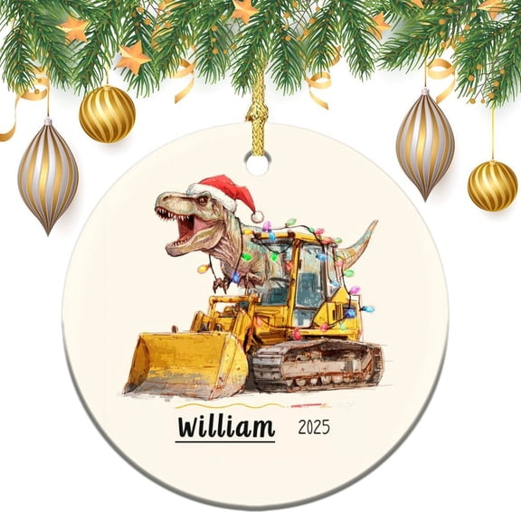 Ornament Dinosaur Decorative Christmas Tree Ornaments Personalized Dinosaur Xmas Holiday Keepsake Christmas Tree Decoration Gifts Keepsake for Family