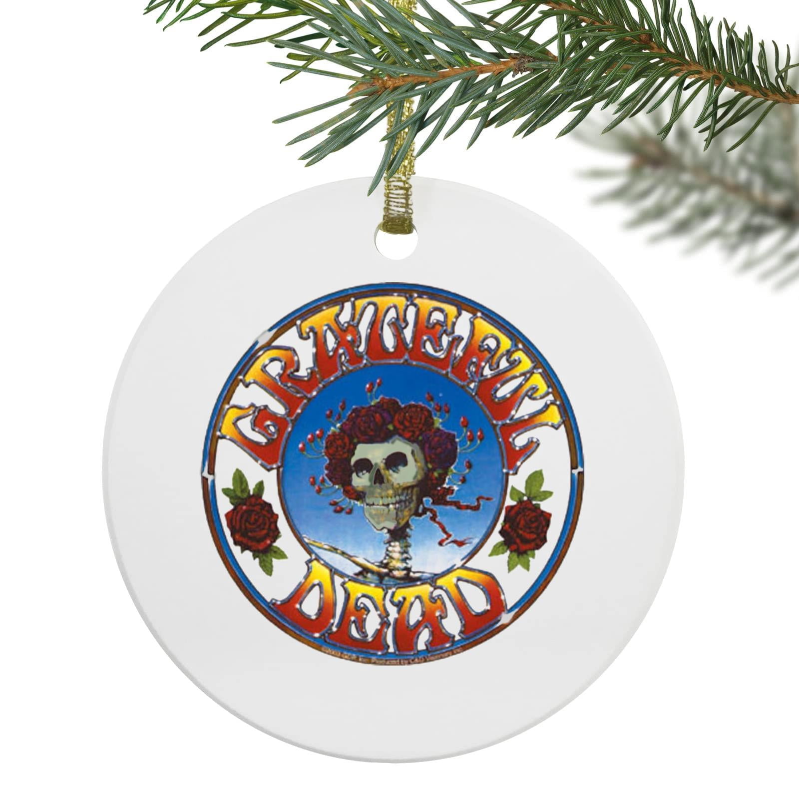 Ornament Grateful Dead Bertha Circle , Ornament Christmas Gift, 2D Flat