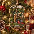 Ornament Groundskeeper Lawn Mower Wooden Christmas Tree Hanging for ...