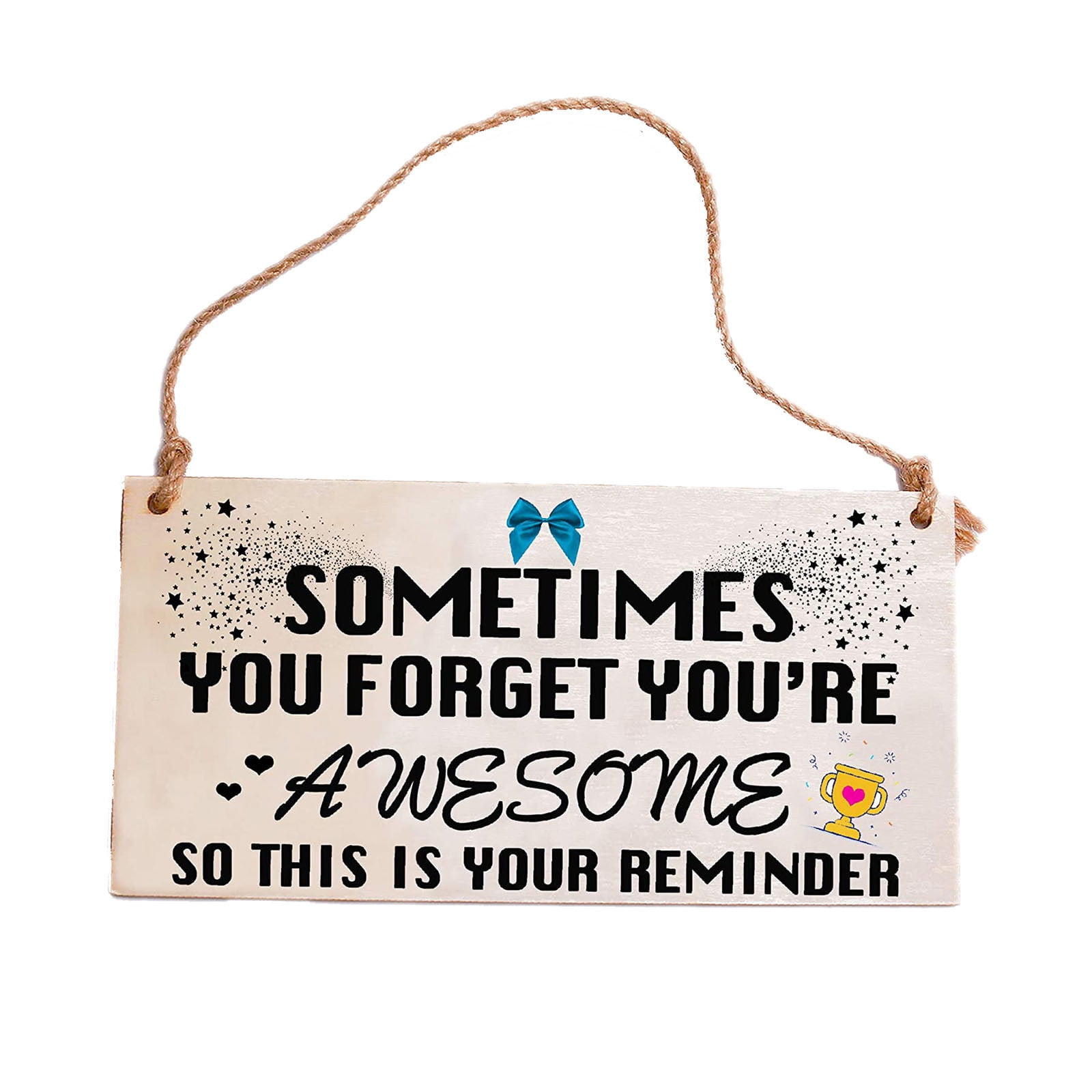 Ornament Hanger String Clear for Hanging Inspirational for Female