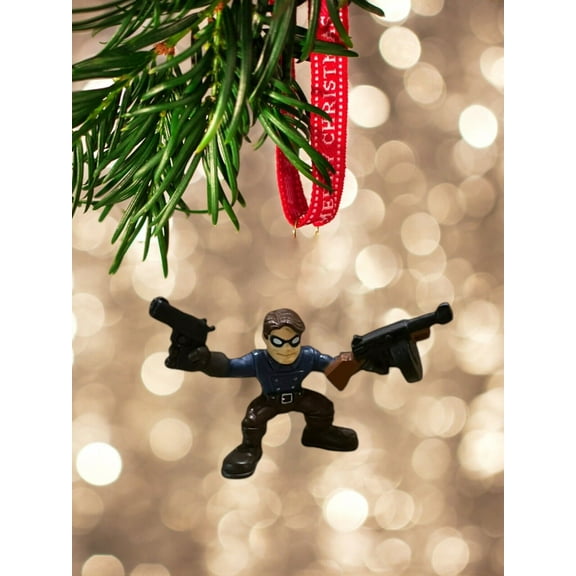 Ornament Hasbro Marvel Super Hero Squad Captain America Bucky 1st Avenger 2