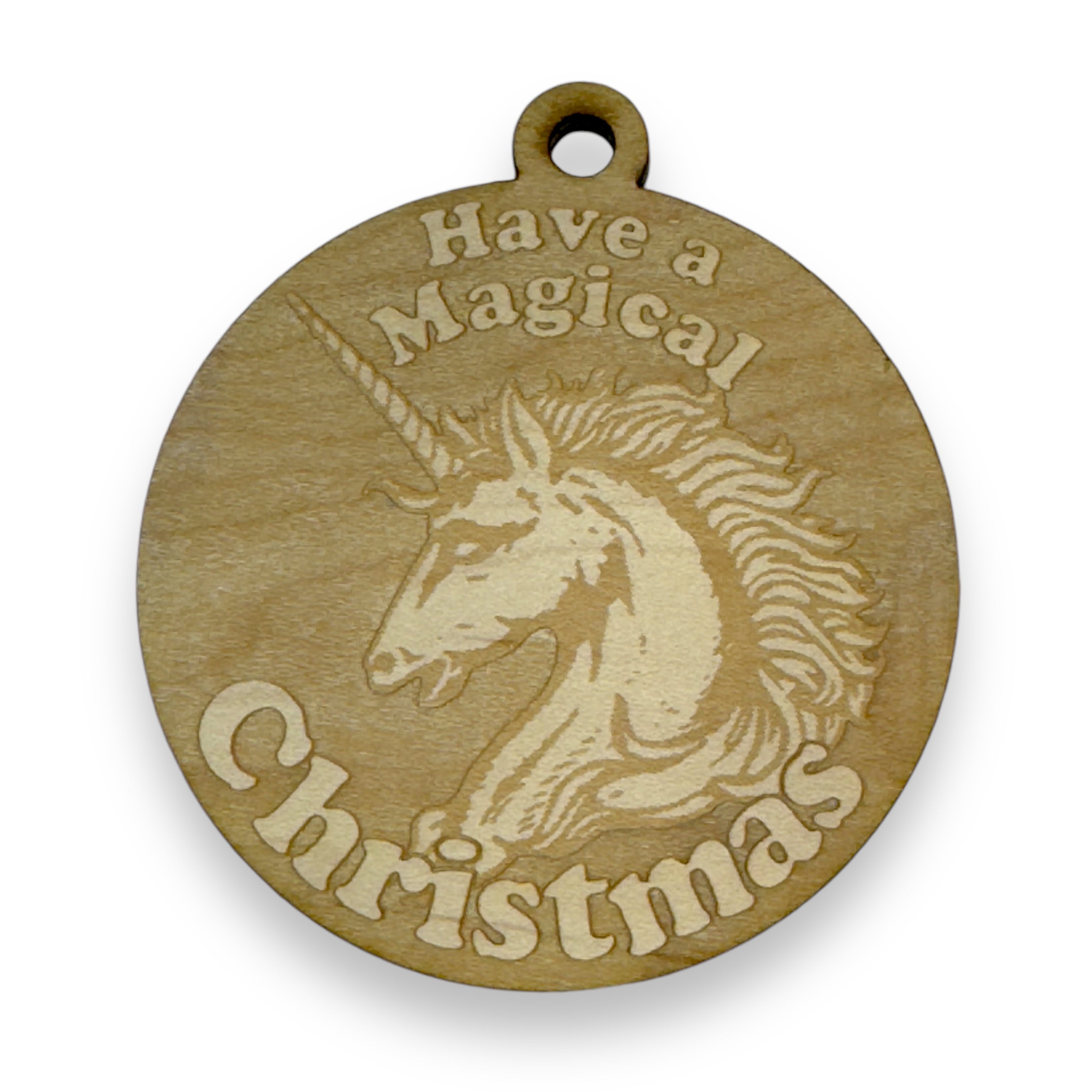 Ornament - Do Not Open 'Til Christmas - Raw Wood 3x4in Ornament - Do Not Open 'Til Christmas - Raw Wood 3x4in