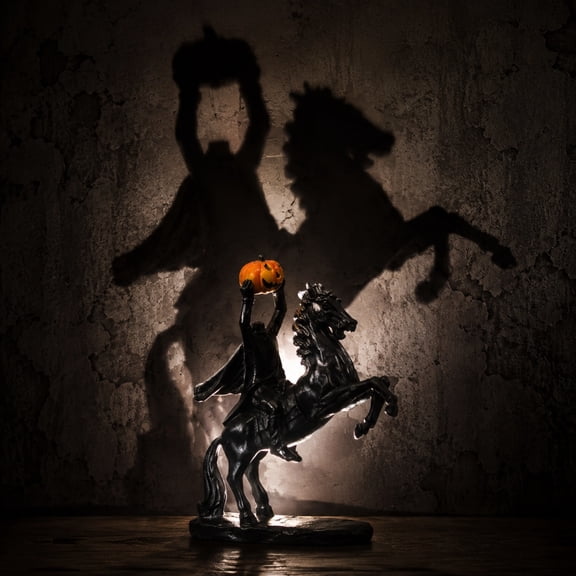 Ornament Headless Soldier With Jack O Lantern-6"