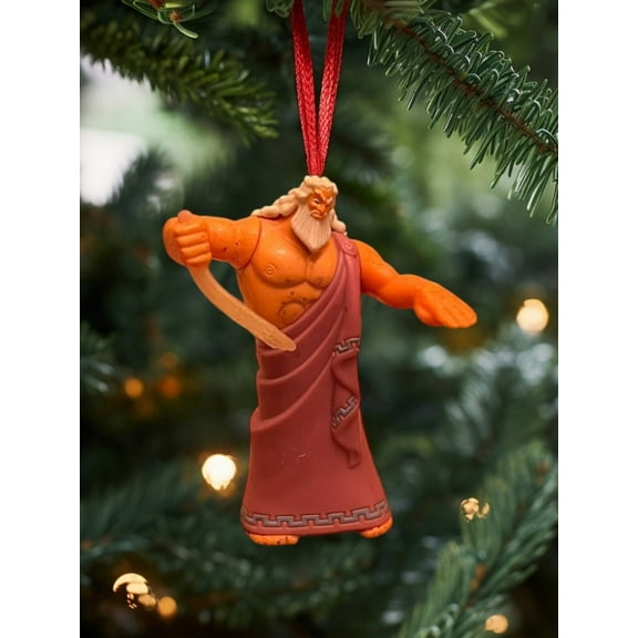 Ornament Hercules Disney God King Zeus Figure 3Rare Figurine Charm Gift