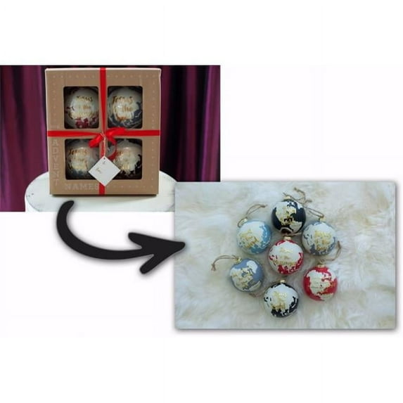 Ornament - His Advent Names - Set of 4