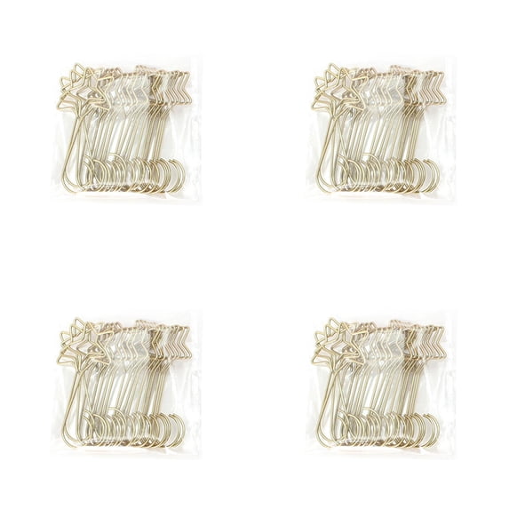 Ornament Hooks, Christmas Ornament Hangers, 80 Pcs Christmas Ornament Hooks, Metal Hooks for Ornaments, Metal Wire Ornaments Hooks Anchors for Xmas Tree Xmas Balls Party Decorations