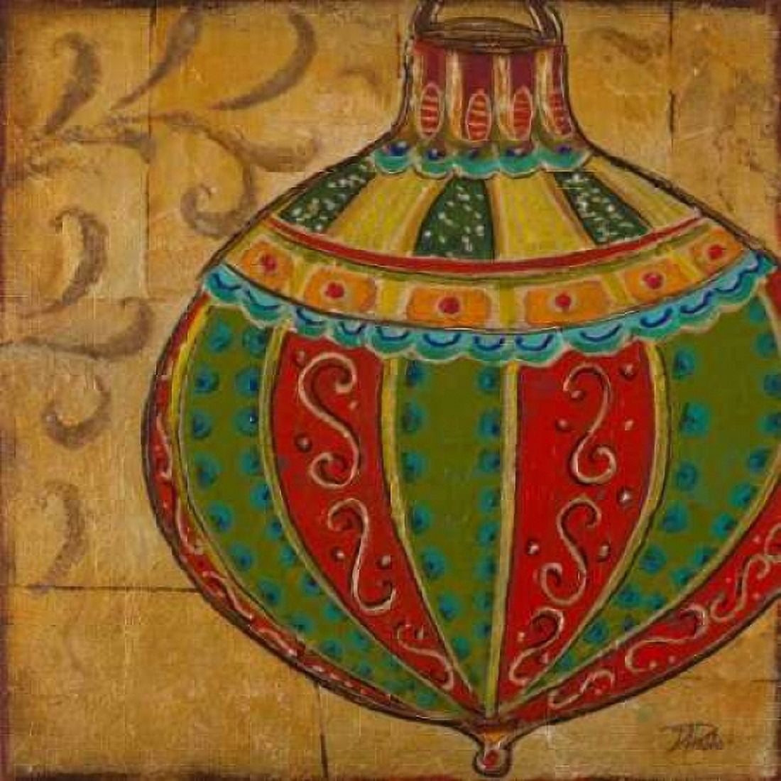 Ornament III Canvas Art - Patricia Pinto (24 x 24)