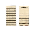 thumbnail image 1 of Ornament Jewelry Storage Bag Double-Sided 48-Grid Jewelry Display Rack Small Items Sundries Hanging Bag, 1 of 4