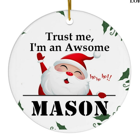 Ornament Kits 2025,Christmas Ornaments 2025 - Trust Me I'm An Awsome Mason Christmas Ornaments, Mason Ornaments Christmas Tree Decor, Xmas Ornaments 2025