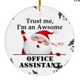 thumbnail image 1 of Ornament Kits 2025,Christmas Ornaments 2025 - Trust Me I'm An Awsome Office Assistant Christmas Ornaments, Office Assistant Ornaments Christmas Tree Decor, Xmas Ornaments 2025, 1 of 3