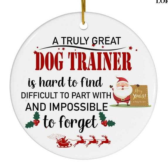 Ornament Kits 2025, Christmas Ornaments - Dog Trainer Ornament, Dog Trainer Christmas Ornaments 2025, Dog Trainer Decor for Office, Room, Home - Holiday Present Ideas