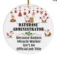 thumbnail image 1 of Ornament Kits 2025, Ornaments 2025 - Database Administrator Ornaments Christmas 2025, Birthday Gifts for Mom, Dad, Grandma, Grandpa, Database Administrator Christmas Tree Decoration Ceramic Ornament, 1 of 3