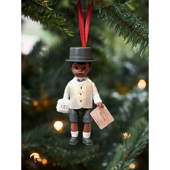 Ornament MADAME ALEXANDER Wedding RING CARRIER BEARER Boy Figure Figurine Charm