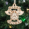 thumbnail image 1 of Ornament - Merry Critmas - Raw Wood 4x4in, 1 of 3