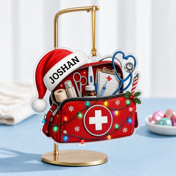 Ornament Personalized Medical Bag Christmas Decor Medical Student Gift