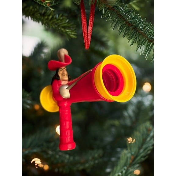 Ornament Peter Pan Captain Hook Spyglass Figure Figurine Charm Dangler 3 Gift
