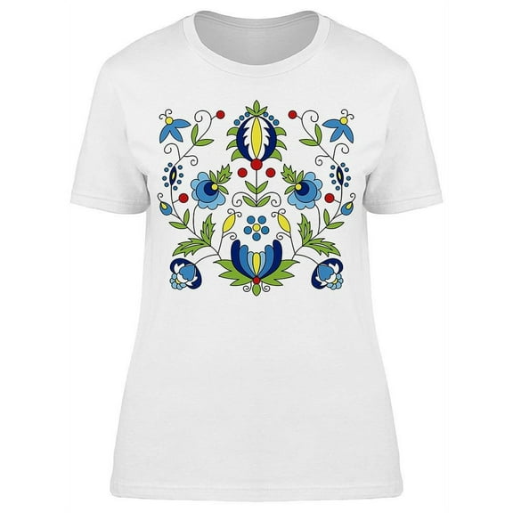 Ornament Poland Kashubia T-Shirt Women -Image by Shutterstock, Female Medium