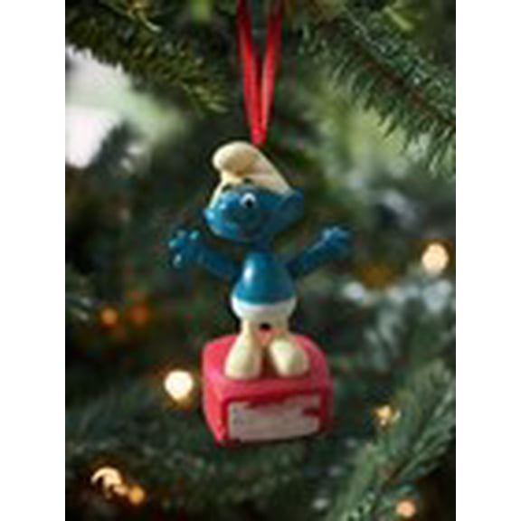 Ornament Smurf PVC Holiday Gift New Smurfs Figure Figurine 2.5 Rare VTG Charm Buy It Now 376761897337