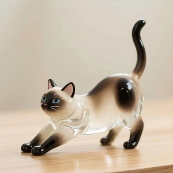 Ornament Storage Box for Cat Hair Memorial, Transparent Plastic Keepsake Display with Glass Bottle for Pet Lovers