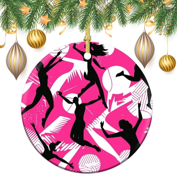 Ornament Volleyball Team Coach Gift Christmas Ornament Keepsake Volleyball Season Christmas Tree Decorations Christmas Ornament for Family Sister Friend